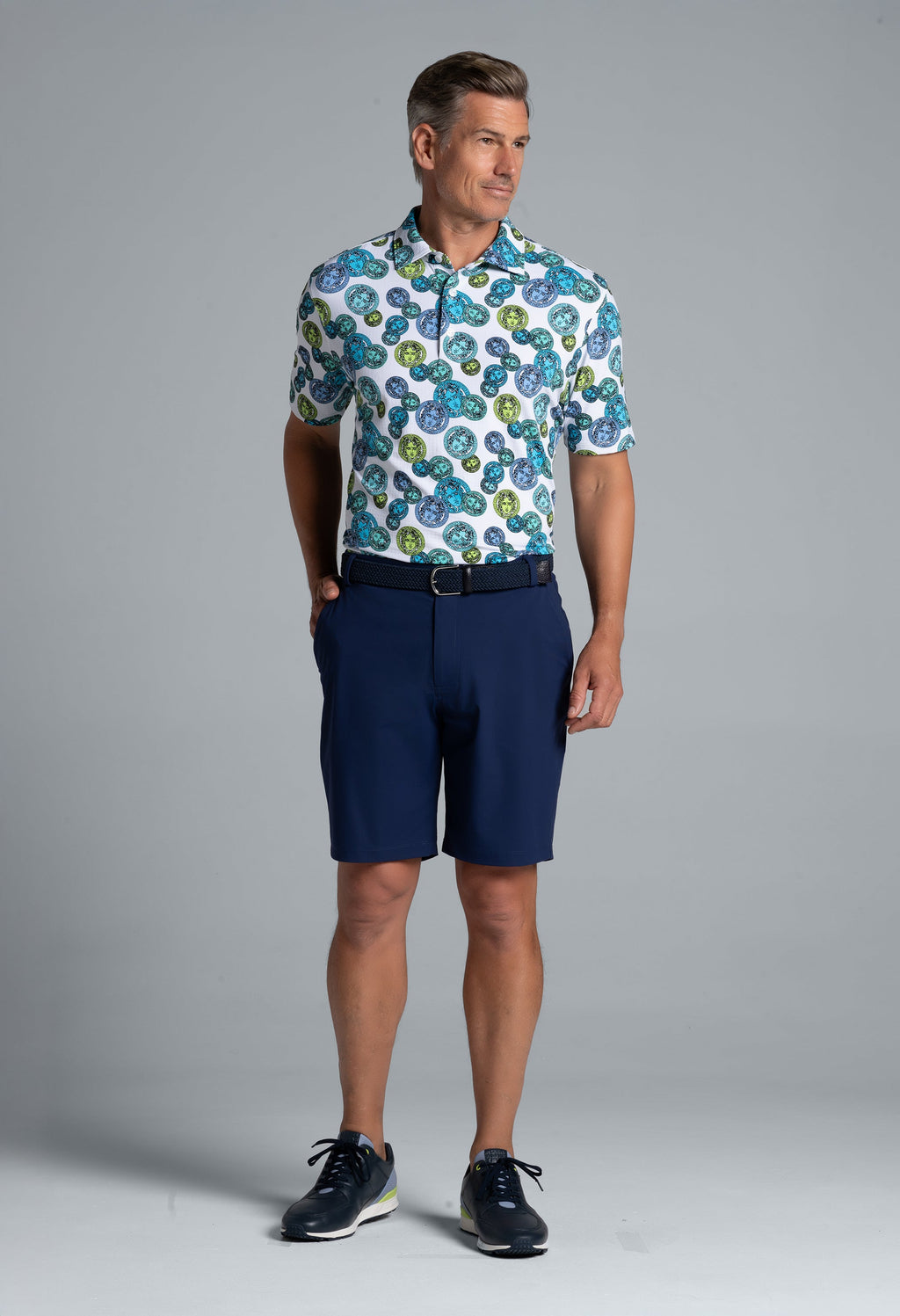 Medusa Print Short Sleeve Polo – 94171 (Modern Fit)