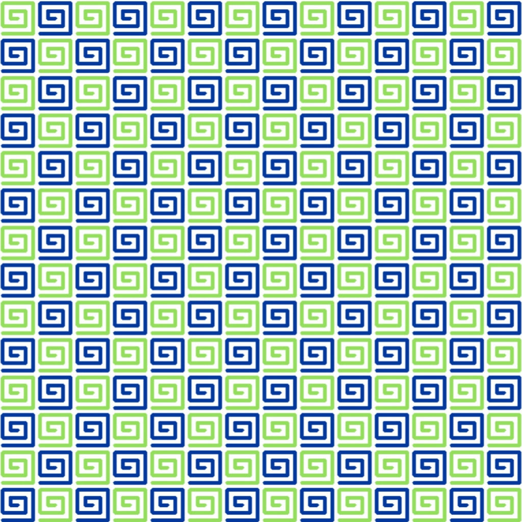 Square Spiral Print Short Sleeve Polo – 94169 (Modern Fit)